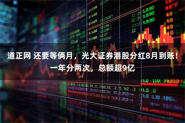 道正网 还要等俩月，光大证券港股分红8月到账！一年分两次，总额超9亿