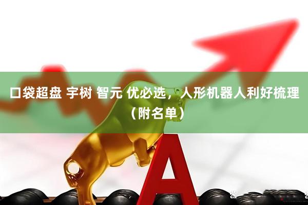 口袋超盘 宇树 智元 优必选，人形机器人利好梳理（附名单）